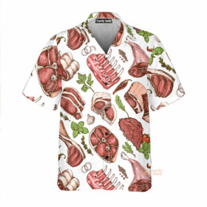 Food Meat Delicious Meal Hawaiian Shirt - For Men And Women - Kids  - Thelegend59