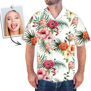 Funny Custom Face Hibiscus Flower Custom Hawaiian Shirt Pn302040Lb - For Men And Women - Kids  - Thelegend59