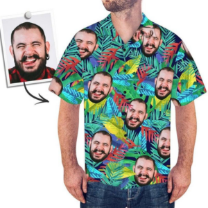 Funny Custom Face Tropical Custom Hawaiian Shirt Pn302050Lb - For Men And Women - Kids  - Thelegend59