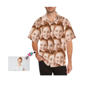 Funny Custom Face Unisex Hawaiian Shirts  - Thelegend59