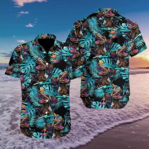 Funny Dinosaur Aloha Hawaiian Shirts 3D  - Thelegend59