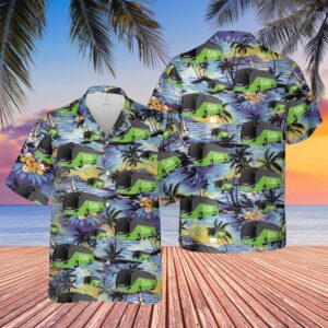 German Flixbus Green High Quality Unisex Hawaiian Shirt  - Thelegend59