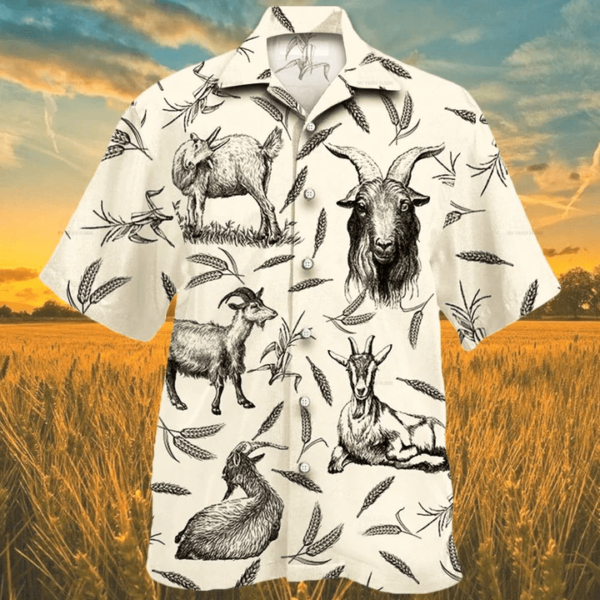 Goat Farm Lovers Hawaiian Shirt Men - For Men And Women - Kids  - Thelegend59