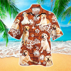Golden Retriever Flower Vintage Hawaiian Shirt - For Men And Women - Kids  - Thelegend59