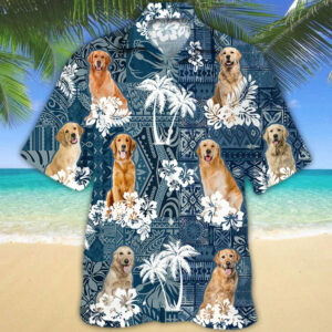 Golden Retriever Hawaiian Shirt - For Men And Women - Kids  - Thelegend59
