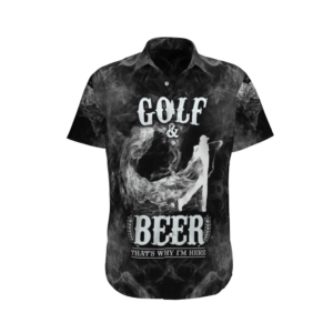 Golf Gray Amazing Design Unisex Hawaiian Shirt  - Thelegend59