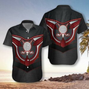 Golf Tech Style Unisex Hawaiian Aloha Hawaiian Shirts  - Thelegend59
