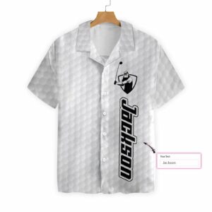 Golf Texture With Logo Custom Hawaiian Shirt  - Thelegend59