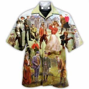 Golf Vintage - Hawaiian Shirt - For Men And Women - Kids  - Thelegend59