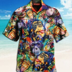 Gorillas Multicolor Best Design Hawaiian Shirt  - Thelegend59