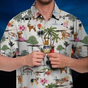 Griffon Bruxellois Hawaiian Shirt Hawaii Beach Retro  - Thelegend59
