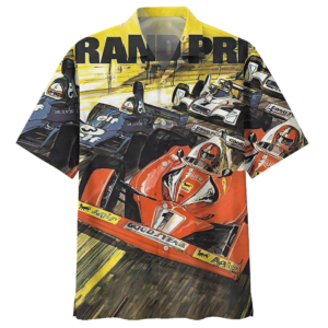 Grprix Formula Car Racing Hawaiian Shirt  - Thelegend59