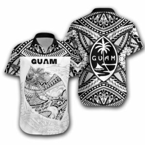 Guam Rugby Hawaiian Shirt N Patterns - White  - Thelegend59