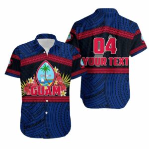 Guam Rugby N Patterns Hawaiian Shirt  - Thelegend59