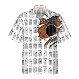 Guitar Chords Chart Hawaiian Shirt - For Men And Women - Kids  - Thelegend59