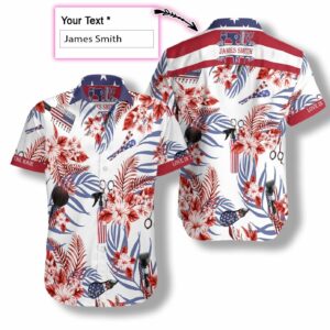 Hairstylist Tropical Custom Hawaiian Shirt  - Thelegend59