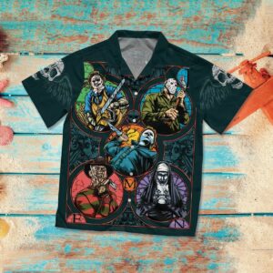 Halloween Horror Dont Mess With Killers Hawaiian Shirt  - Thelegend59