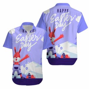 Happy Easter Day Funny Bunny Hawaiian Aloha Hawaiian Shirtss  - Thelegend59