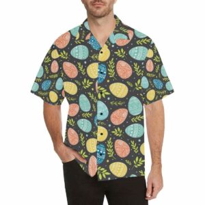 Happy Easter Vintage Easter Eggs Hawaiian Aloha Hawaiian Shirtss  - Thelegend59