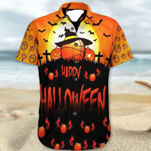 Happy Halloween For Basketball Lover Hawaiian Shirts  - Thelegend59