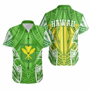 Hawaii Hawaiian Shirts Hawaiian Pattern With Seal  - Thelegend59