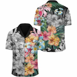 Hawaii Forest Tropical Flower Hawaiian Shirt  - Thelegend59