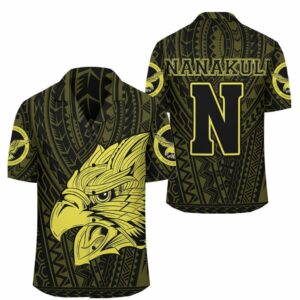 Hawaii Hawaiian Shirt - Nanakuli High School Hawk Hawaiian Shirt  - Thelegend59