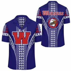 Hawaii Hawaiian Shirt - Waianae High Hawaiian Shirt  - Thelegend59