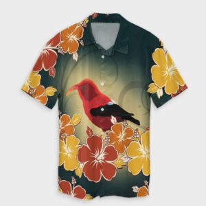Hawaii Honeycreeper Hibiscus Hawaiian Shirt  - Thelegend59