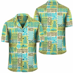 Hawaii Seamless Exotic Tiki Pattern Hawaiian Shirt  - Thelegend59