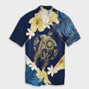 Hawaii Turtle Tropical Hawaiian Shirt Taha Style  - Thelegend59