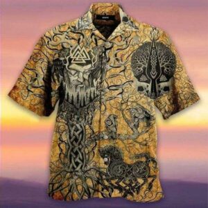Hawaiian Hawaiian Shirtss Odin Viking  - Thelegend59
