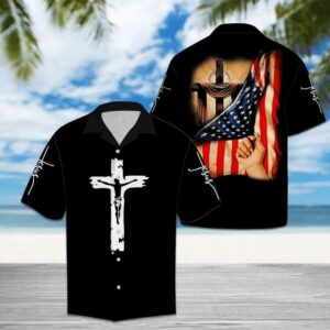Hawaiian Aloha Hawaiian Shirts Chrihawaiian Shirtstian Flag  - Thelegend59