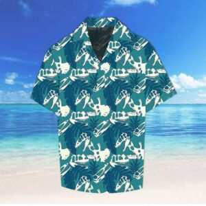Hawaiian Aloha Hawaiian Shirts Dinohawaiian Shirtsaurhawaiian Shirts Hawaiian Shirtskull  - Thelegend59