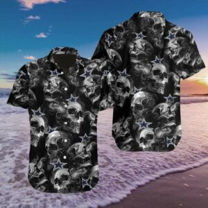 Hawaiian Aloha Hawaiian Shirts Football Cowboyhawaiian Shirts Hawaiian Shirtskull  - Thelegend59
