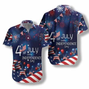 Hawaiian Aloha Hawaiian Shirtss 4Th July Us Independence Day  - Thelegend59