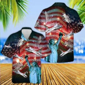 Hawaiian Aloha Hawaiian Shirtss Beach Shorts Thunderbirds 4Th Of July Fireworks  - Thelegend59