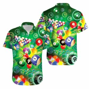 Hawaiian Aloha Hawaiian Shirtss Billard Hit That Cue  - Thelegend59