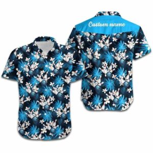 Hawaiian Aloha Hawaiian Shirtss Bowling Floral Coconut Beach Custom Name  - Thelegend59