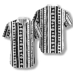 Hawaiian Aloha Hawaiian Shirtss Casual Halloween Pattern  - Thelegend59