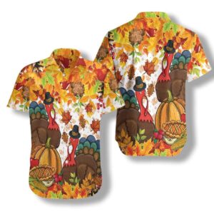 Hawaiian Aloha Hawaiian Shirtss Colorful Festive Thanksgiving  - Thelegend59