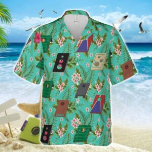 Hawaiian Aloha Hawaiian Shirtss Cornhole Hawaii Tropical  - Thelegend59