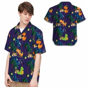 Hawaiian Aloha Hawaiian Shirtss Cute Coconut Tree  - Thelegend59