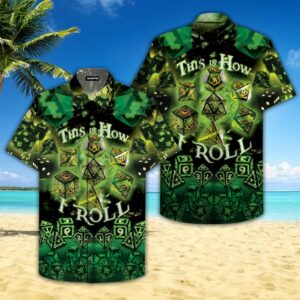 Hawaiian Aloha Hawaiian Shirtss Dice D&Amp;D This Is How I Roll  - Thelegend59