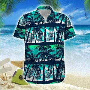 Hawaiian Aloha Hawaiian Shirtss Dics Golf Palm Tree Hawaii  - Thelegend59