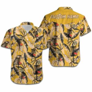 Hawaiian Aloha Hawaiian Shirtss Disc Golf Retro Vintage  - Thelegend59