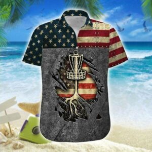 Hawaiian Aloha Hawaiian Shirtss Disc Golf Tree Flag  - Thelegend59