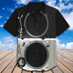 Hawaiian Aloha Hawaiian Shirtss Dj Sound Chemise  - Thelegend59