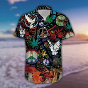Hawaiian Aloha Hawaiian Shirtss Do You Want A Peace Of Me Hippie  - Thelegend59