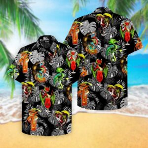 Hawaiian Aloha Hawaiian Shirtss Dragon Cocktail Tropical  - Thelegend59